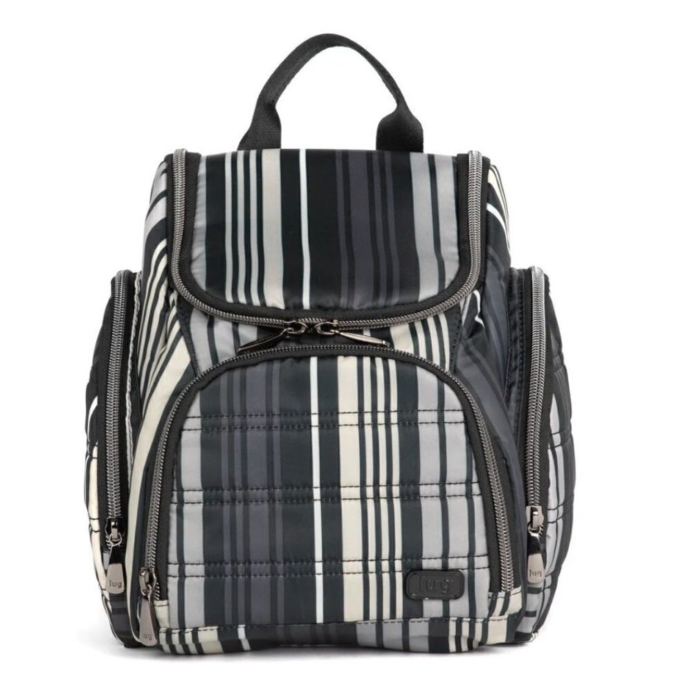 LUG Caddy Toiletry Case NWT Love Stripe Black
